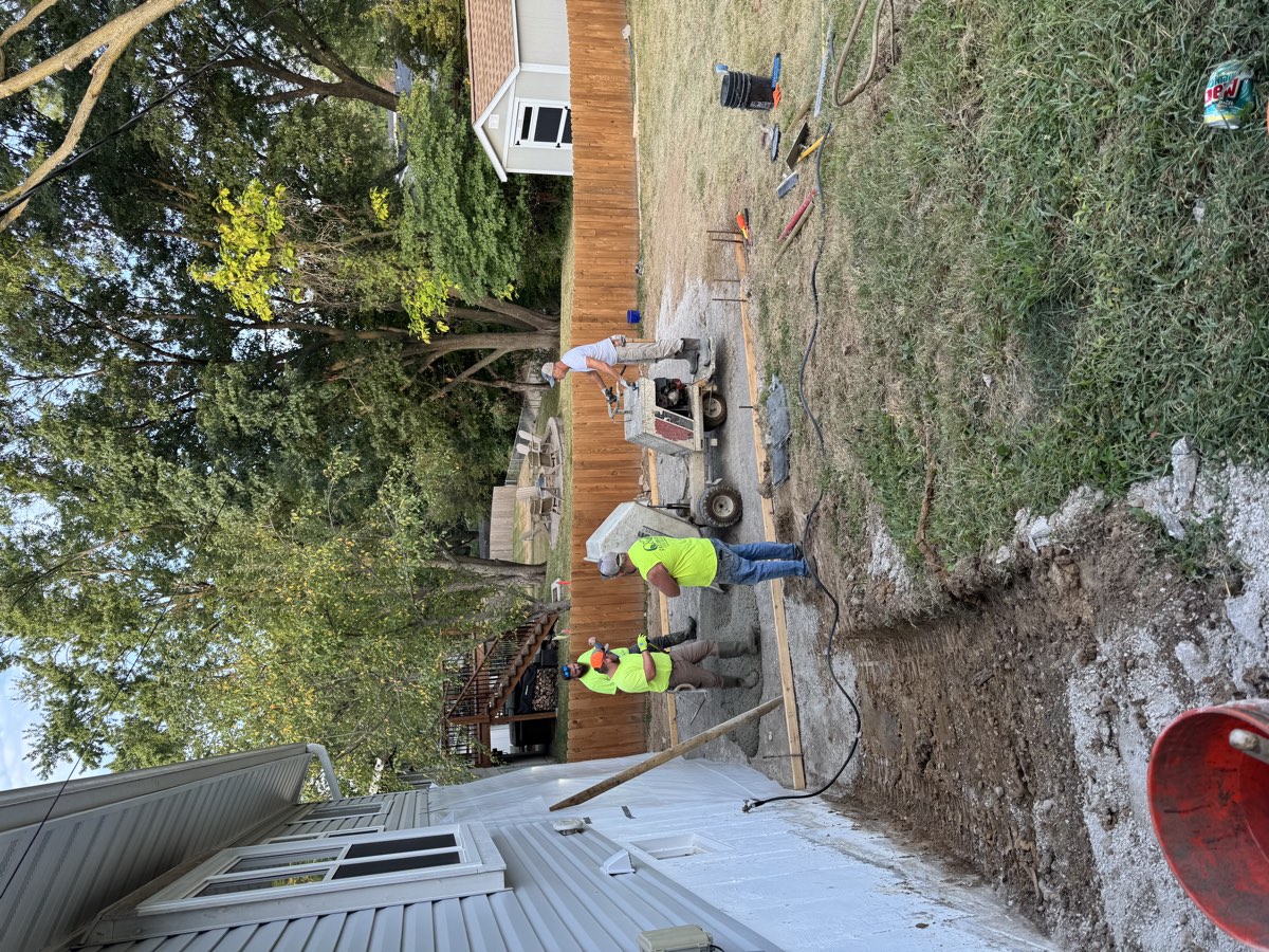 Concrete project during photo 2